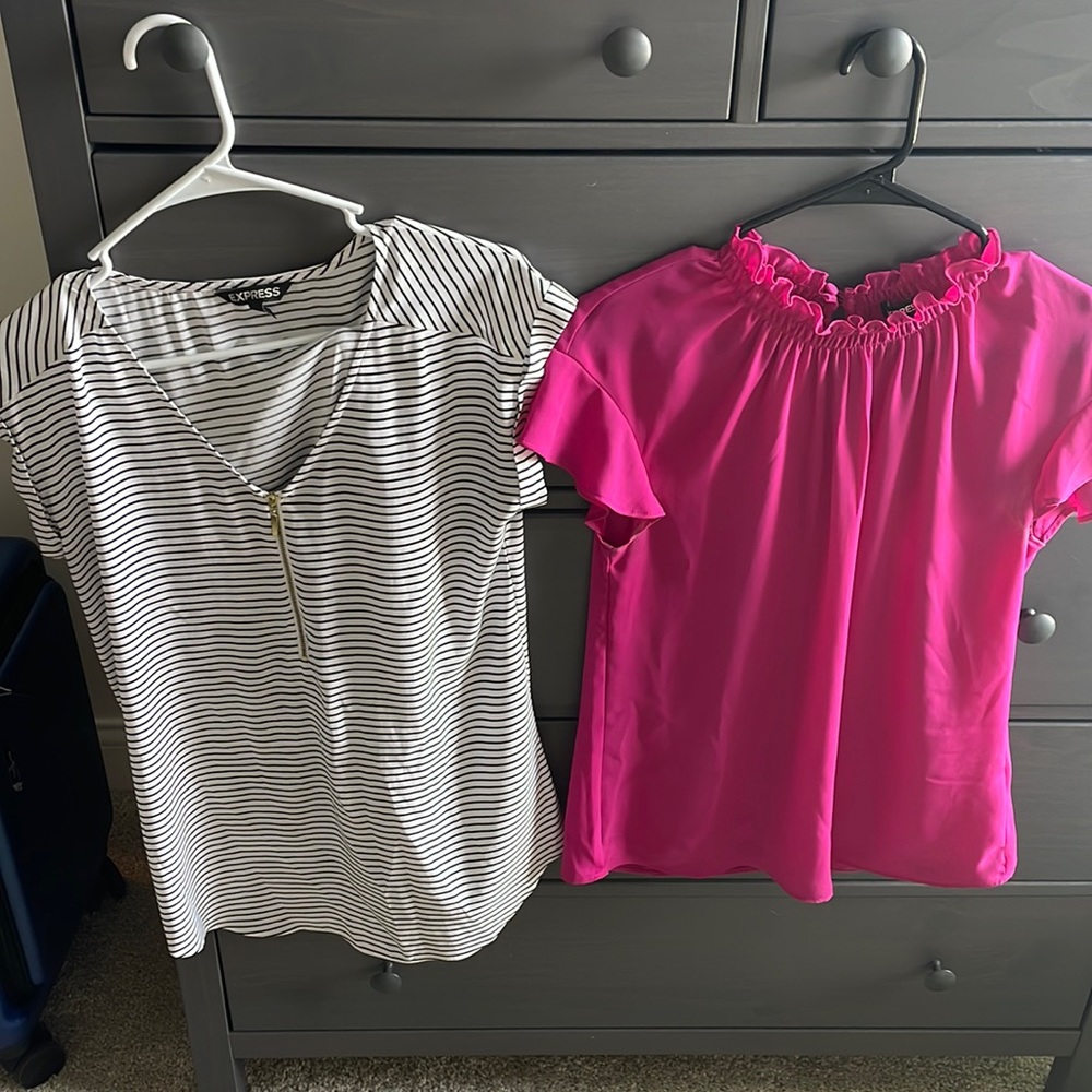 2-Pack Express Dress Shirts Small